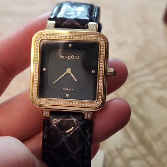 Pandora | Jewelry | Pandora Grand Cushion Watch 65ctw White  display picture 2